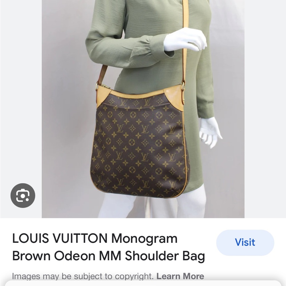 Brown Odeon MM shoulder bag Monogram. - Picture 7 of 7
